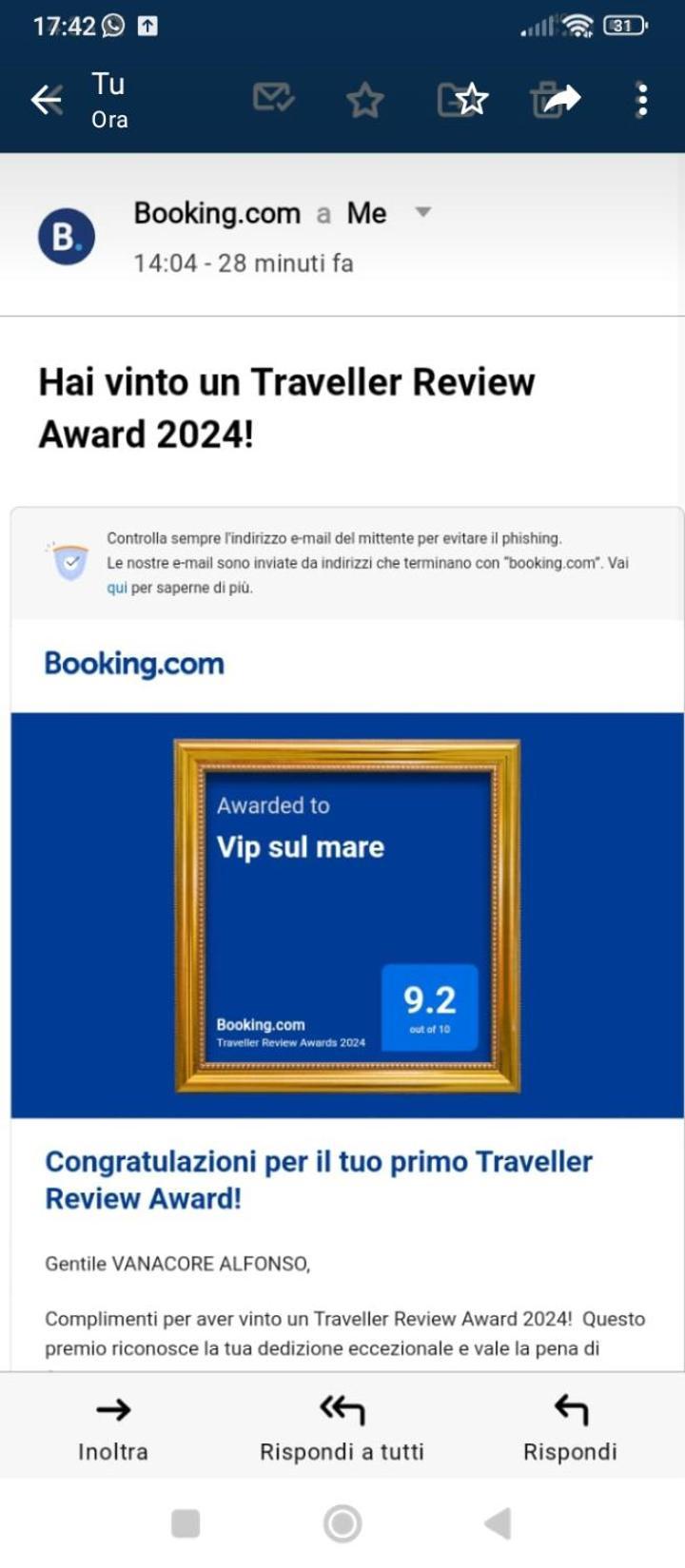 Bed and Breakfast Vip Sul Mare Castellammare di Stabia Zewnętrze zdjęcie